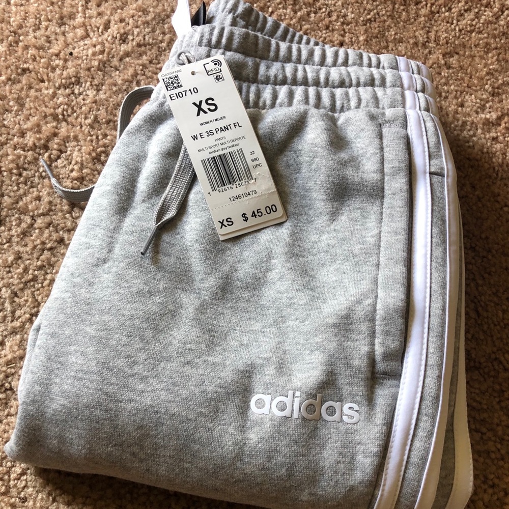 New Women’s Adidas Grey joggers